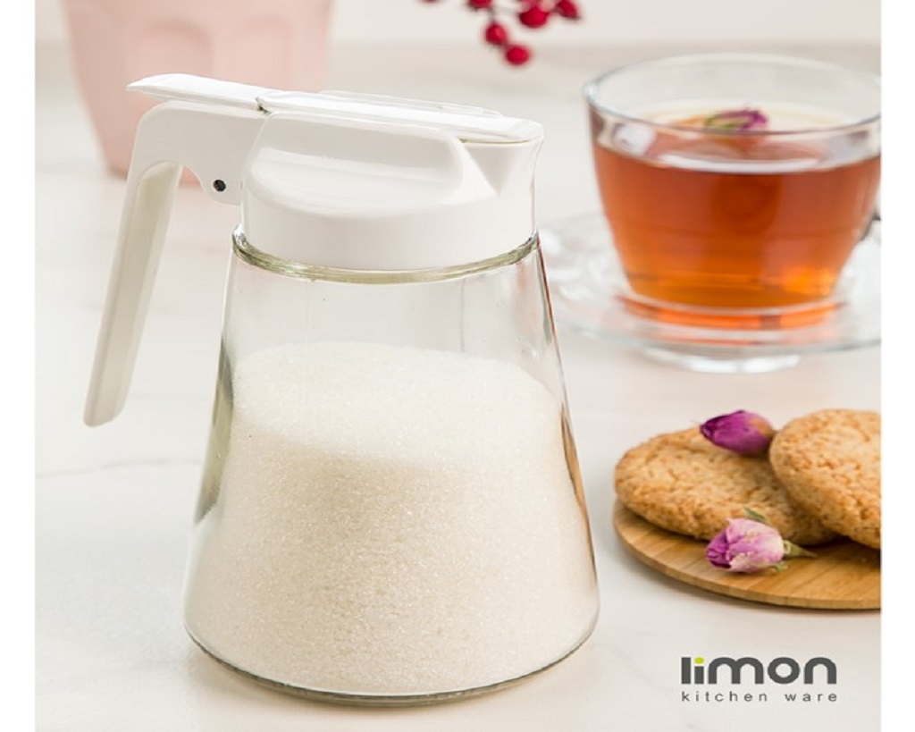 شکرپاش شیشه ای لیمون